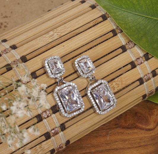 Iconic White Diamond Earrings